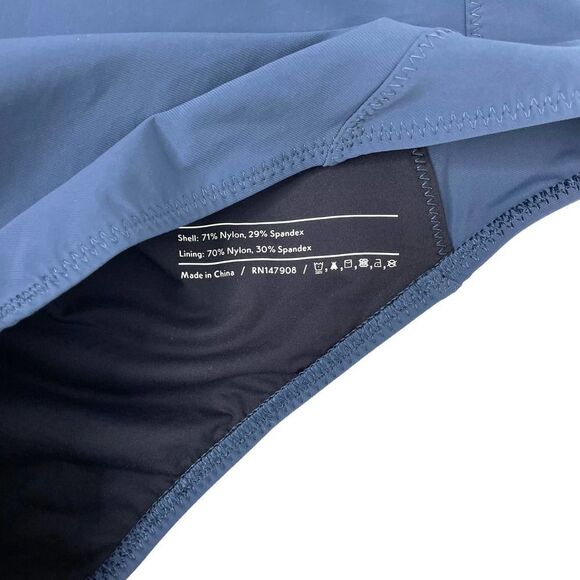 Outdoor Voices Navy Blue One‎ Piece Cutout back Swimsuit Sz XS - Picture 5 of 6